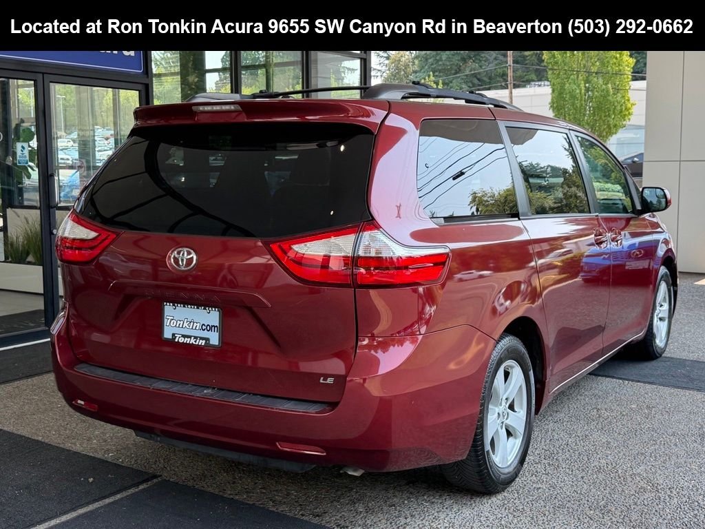 Used 2017 Salsa Red Pearl Toyota LE image 7
