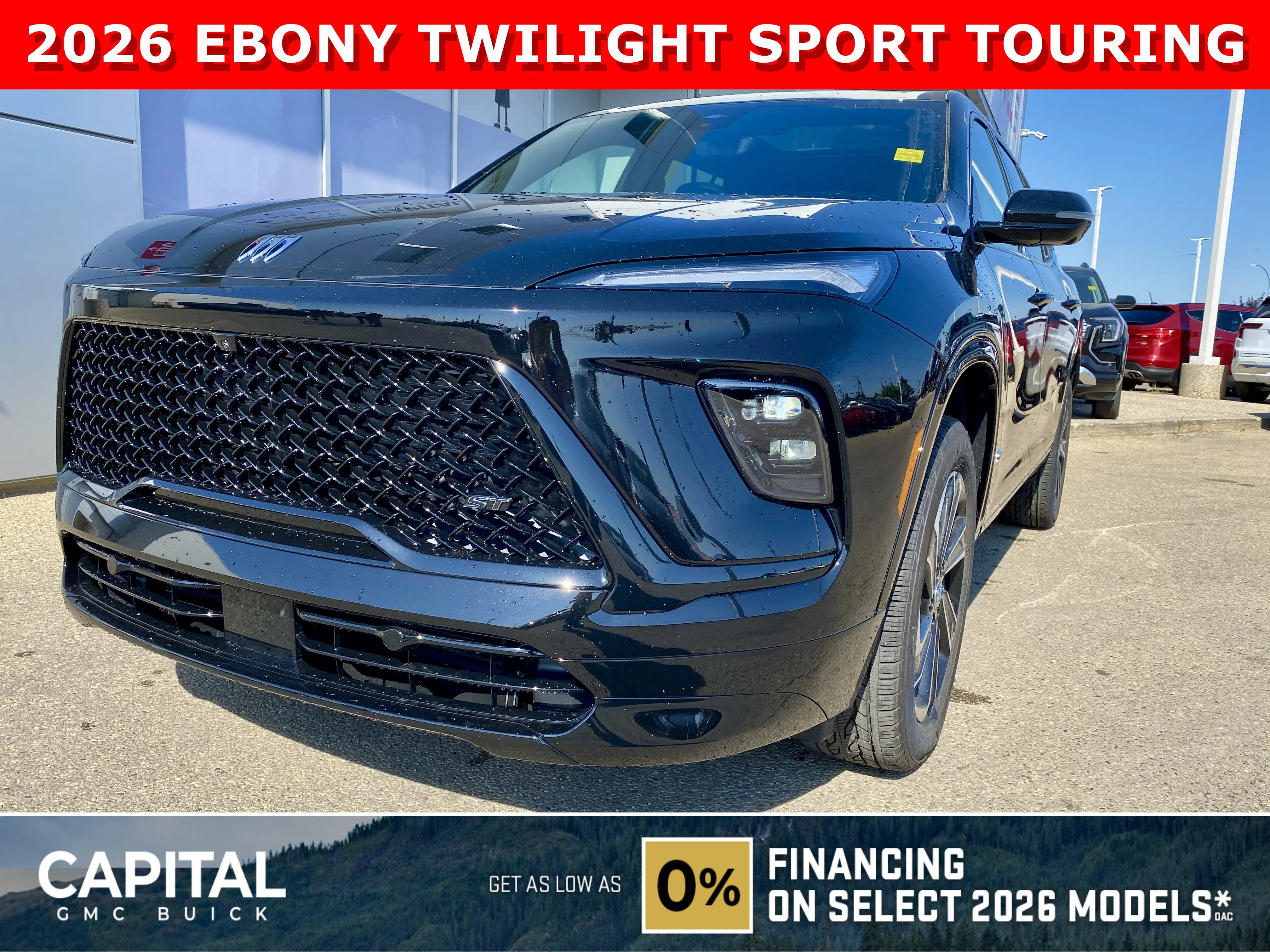 New 2026 EBONY TWILIGHT METALLIC Buick Sport Touring image 1