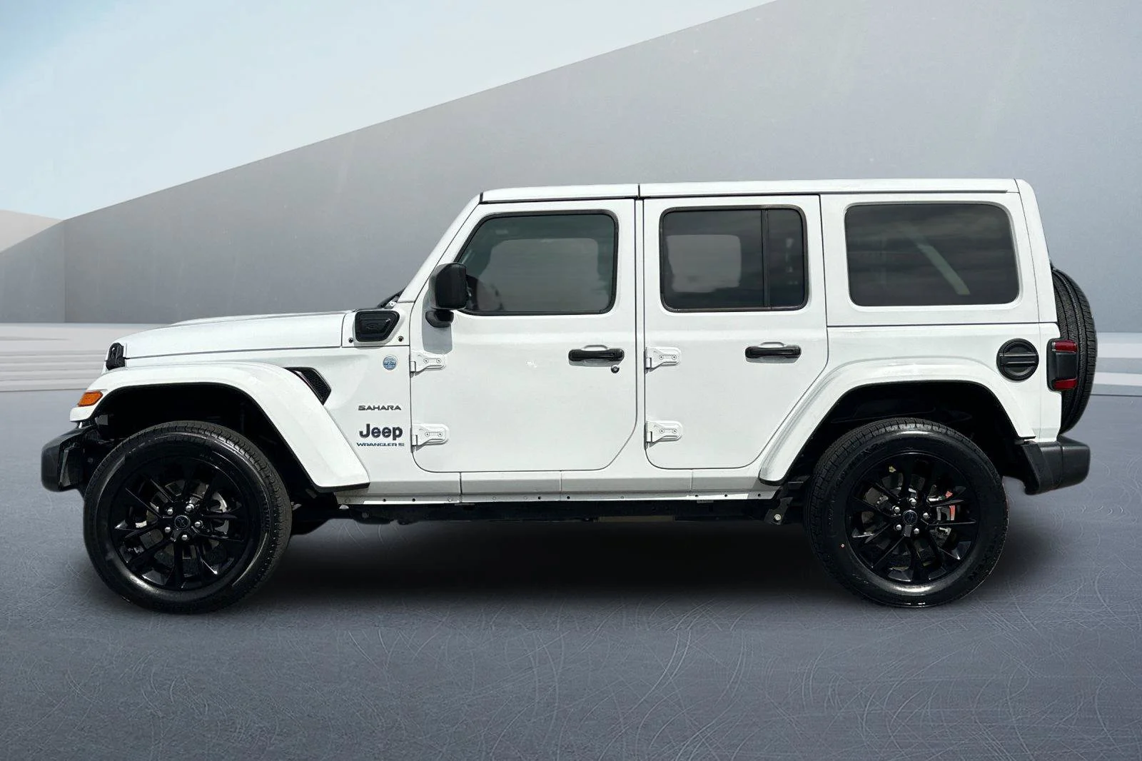 Used 2024 Bright White Clearcoat Jeep Sahara 4xe image 7