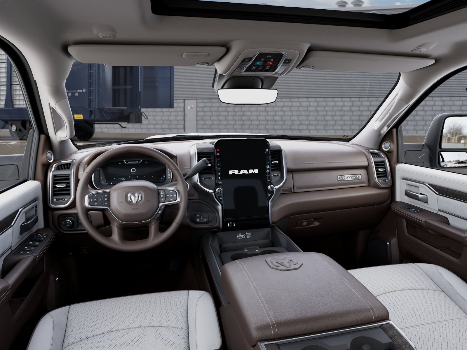 New 2026 Bright White Clear-Coat Exterior Paint RAM LARAMIE image 8