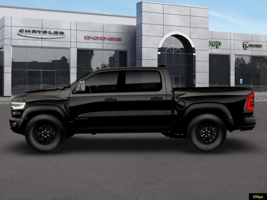 New 2026 Diamond Black Crystal Pearl-Coat Exterior Paint RAM RHO image 2