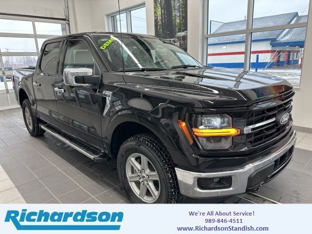Used 2025 Agate Black Metallic Ford XLT image 1