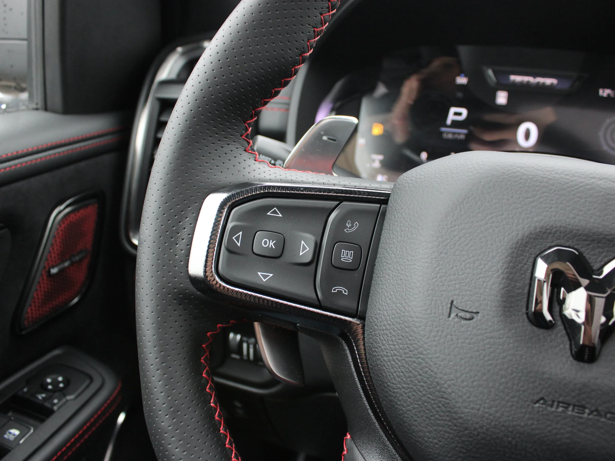 New 2026 Black RAM RHO* Crew Cab 4x4, 540 HORSEPOWER, Massage Seats, Head-Up Display image 26
