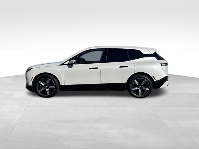 Certified 2025 BMW iX 50 with VIN WB523CF02SCU31221 for sale in Indianapolis, IN