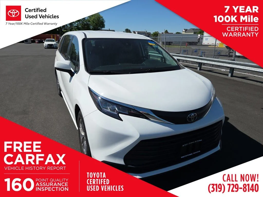Certified Used 2022 White Toyota LE image 1