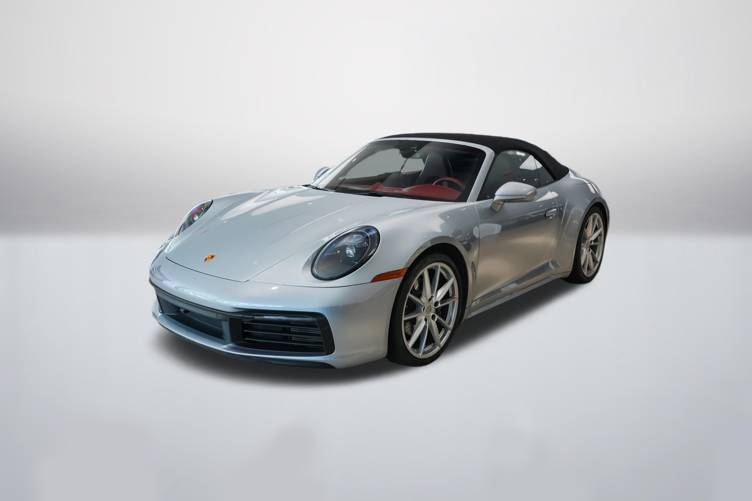 Used 2022 Dolomite Silver Metallic Porsche Carrera 4 image 1