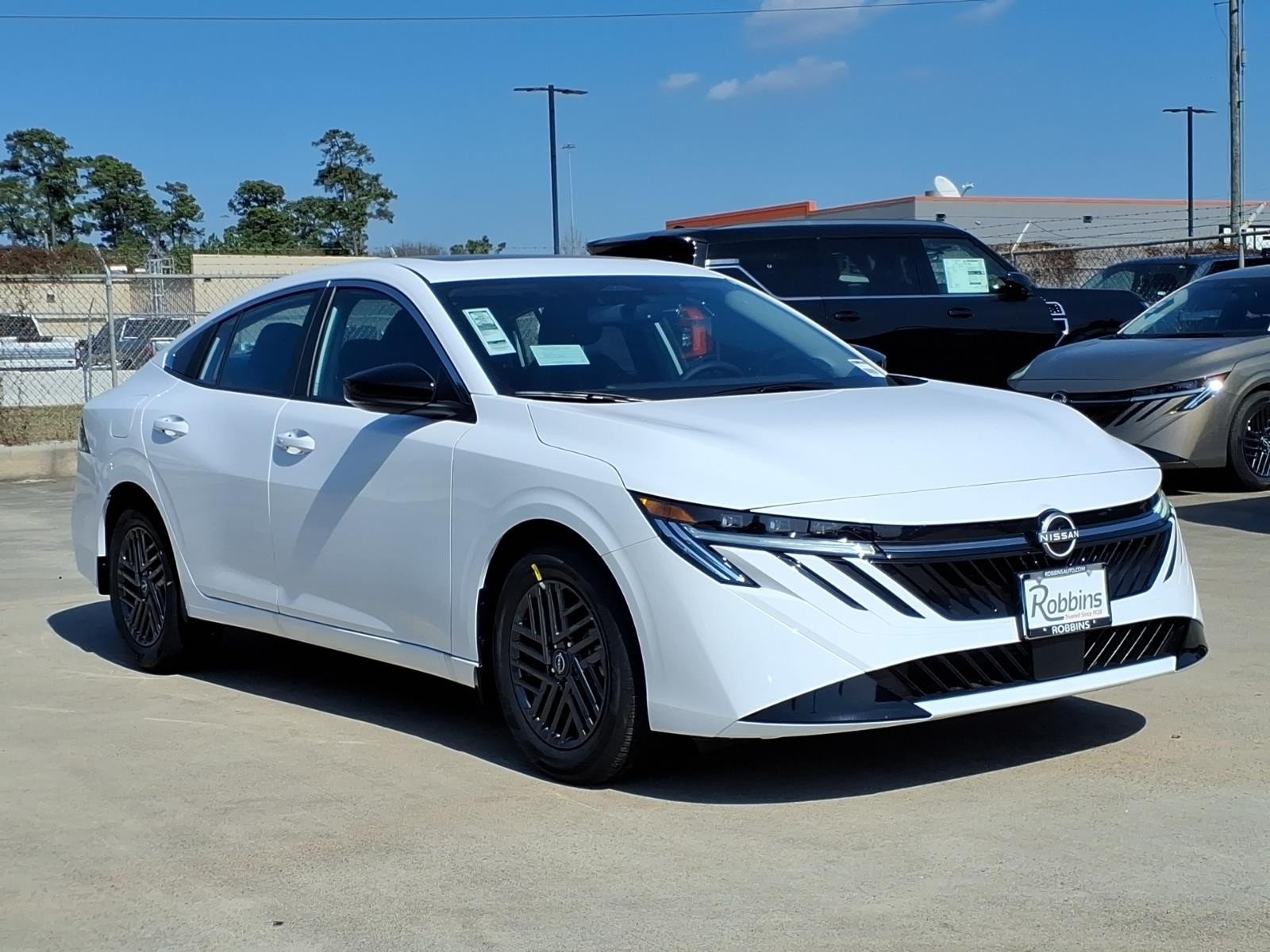 2026 Nissan Sentra SV White at Robbins Nissan