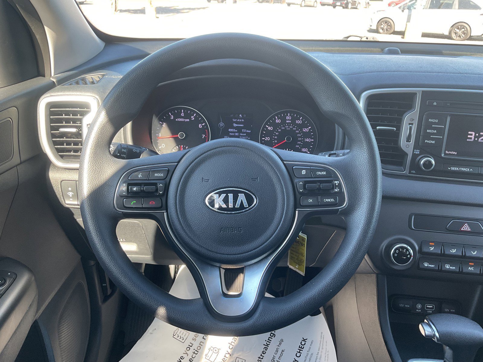 Used 2017 Black Cherry Kia LX image 19