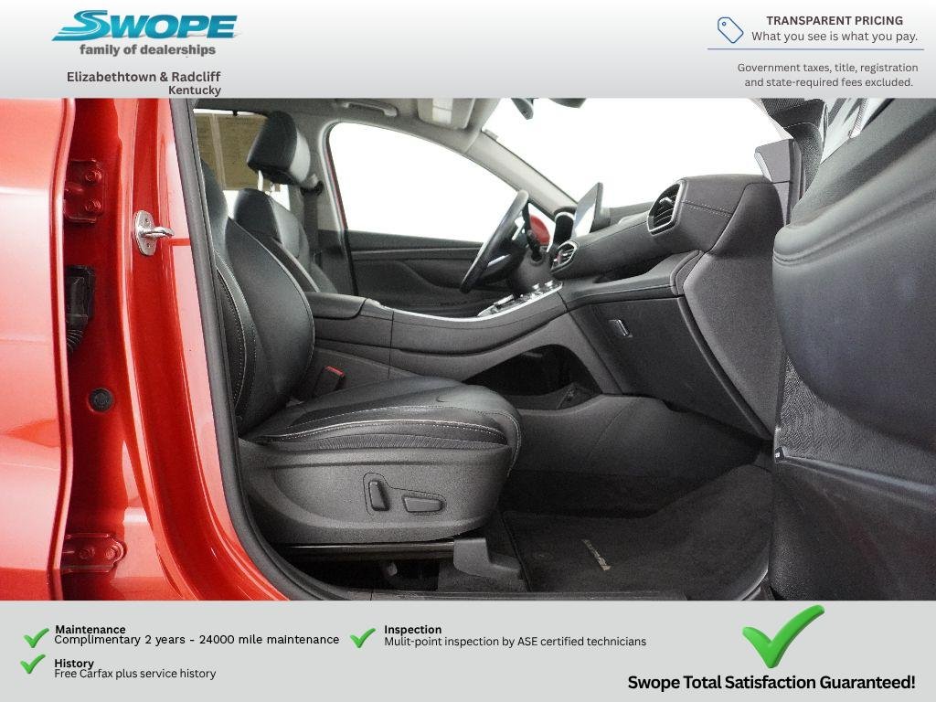 Used 2022 Calypso Red Hyundai SEL image 11