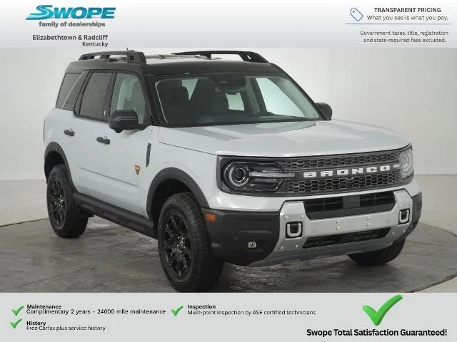 New 2026 Space White Metallic Ford Badlands® image 35
