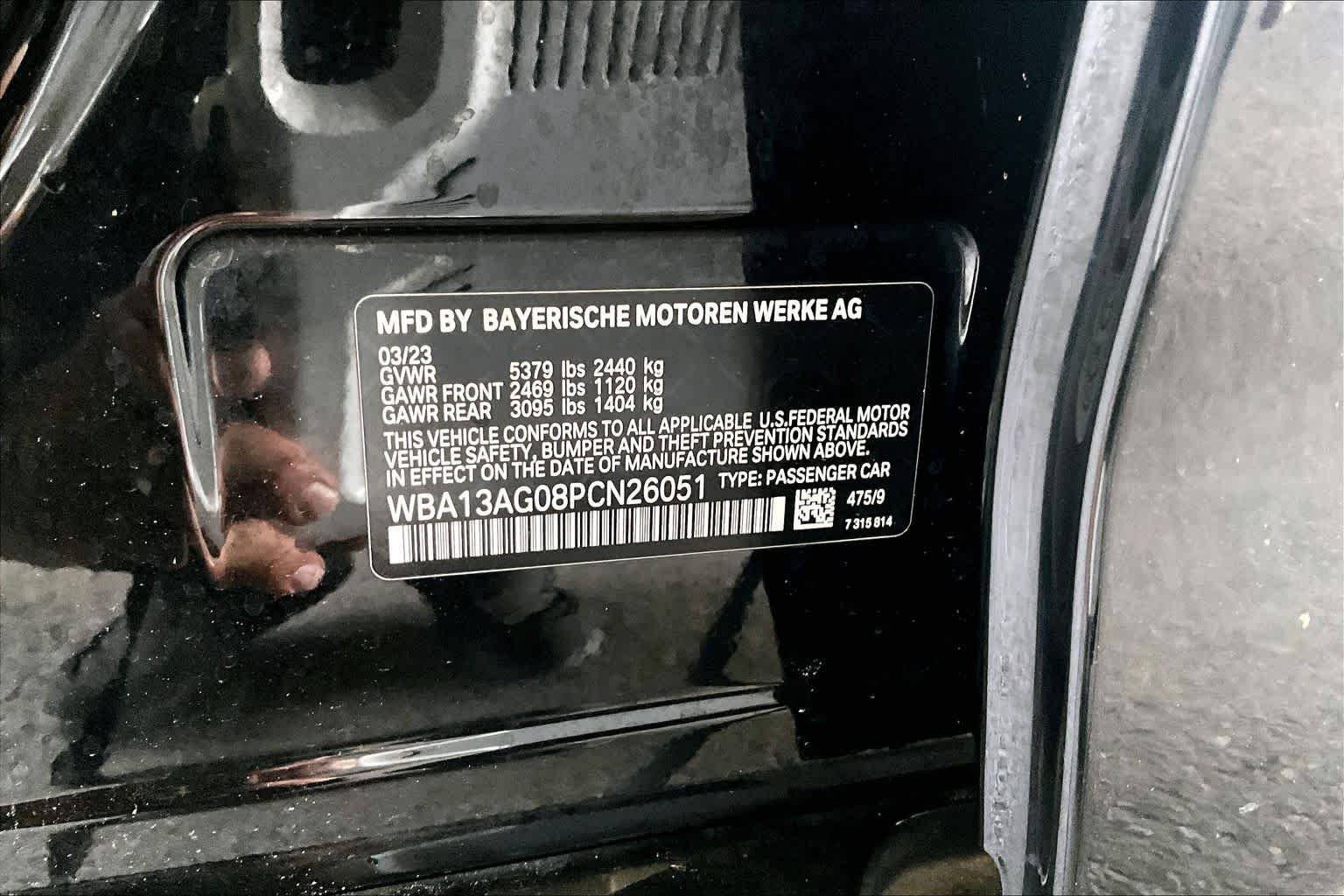 Used 2023 Black Sapphire Metallic BMW 530e image 30
