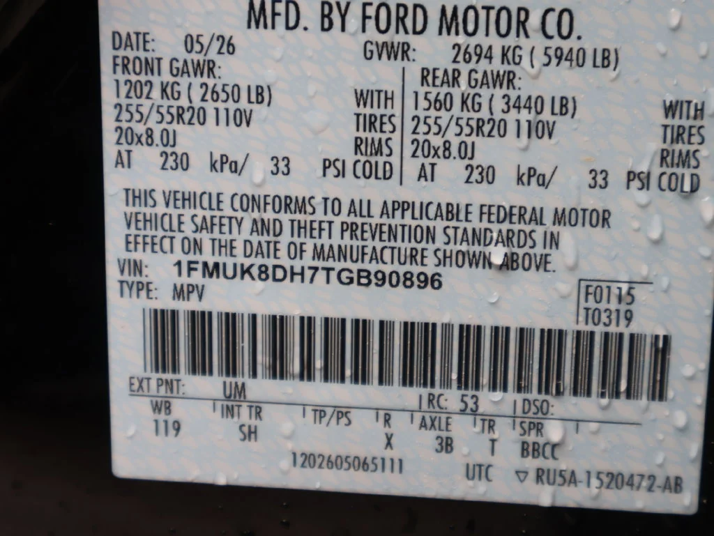 New 2026 Agate Black Metallic Ford Active image 43
