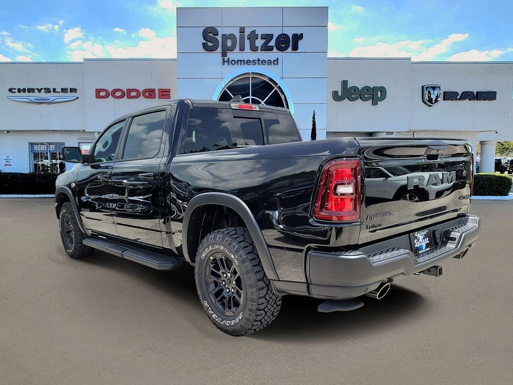 New 2026 Diamond Black Crystal Pearl-Coat Exterior Paint RAM Rebel image 4
