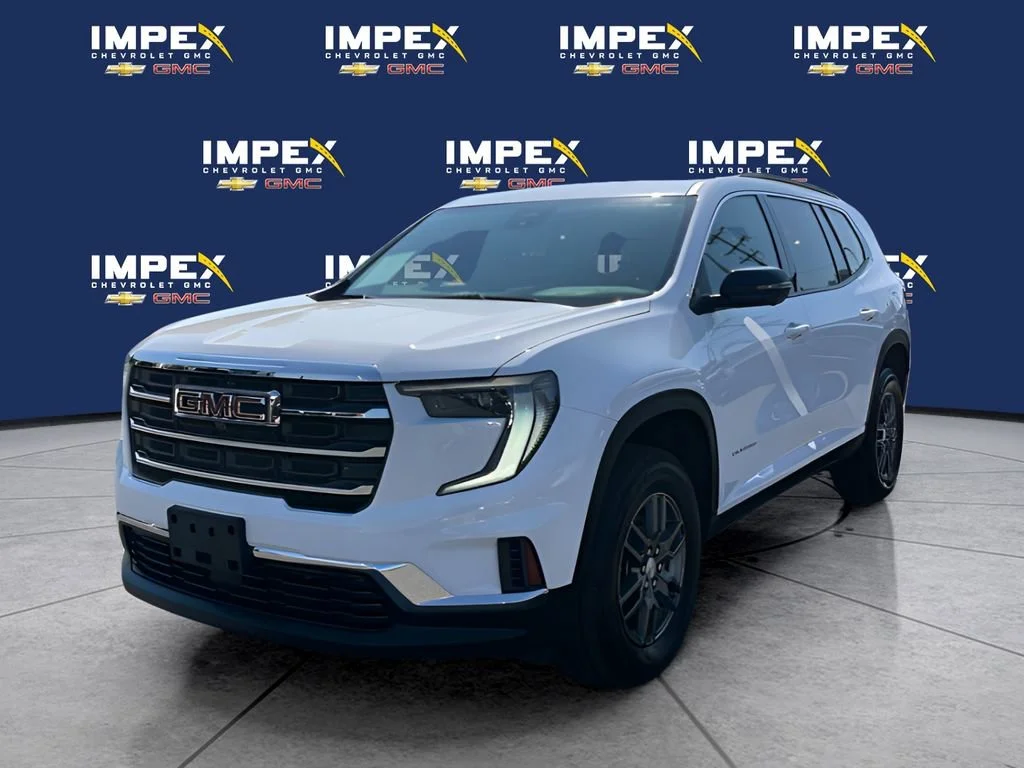 Summit White 2025 GMC Acadia Elevation FWD SUV / Crossover Front-Wheel Drive