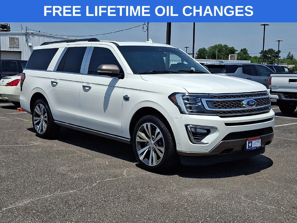 Used 2021 White Ford King Ranch MAX image 1