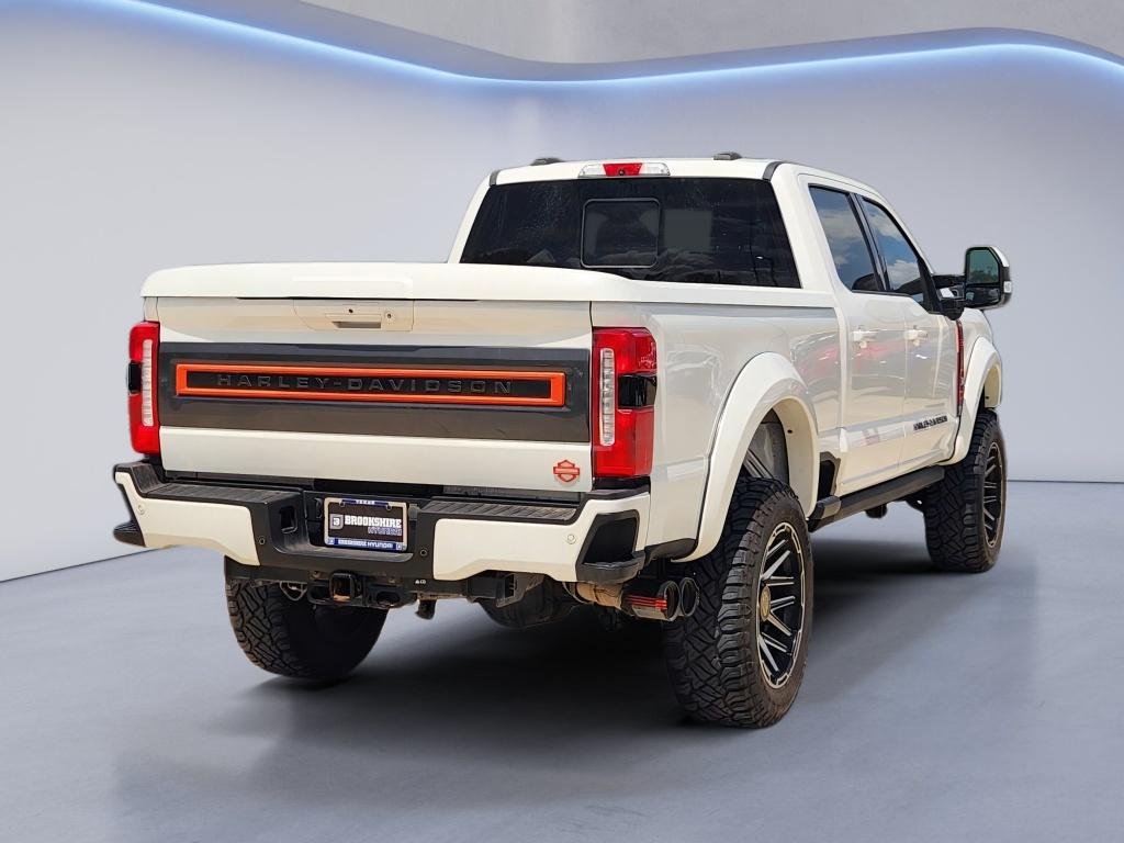 Used 2023 Star White Metallic Tri-Coat Ford LARIAT Harley Davidson image 8