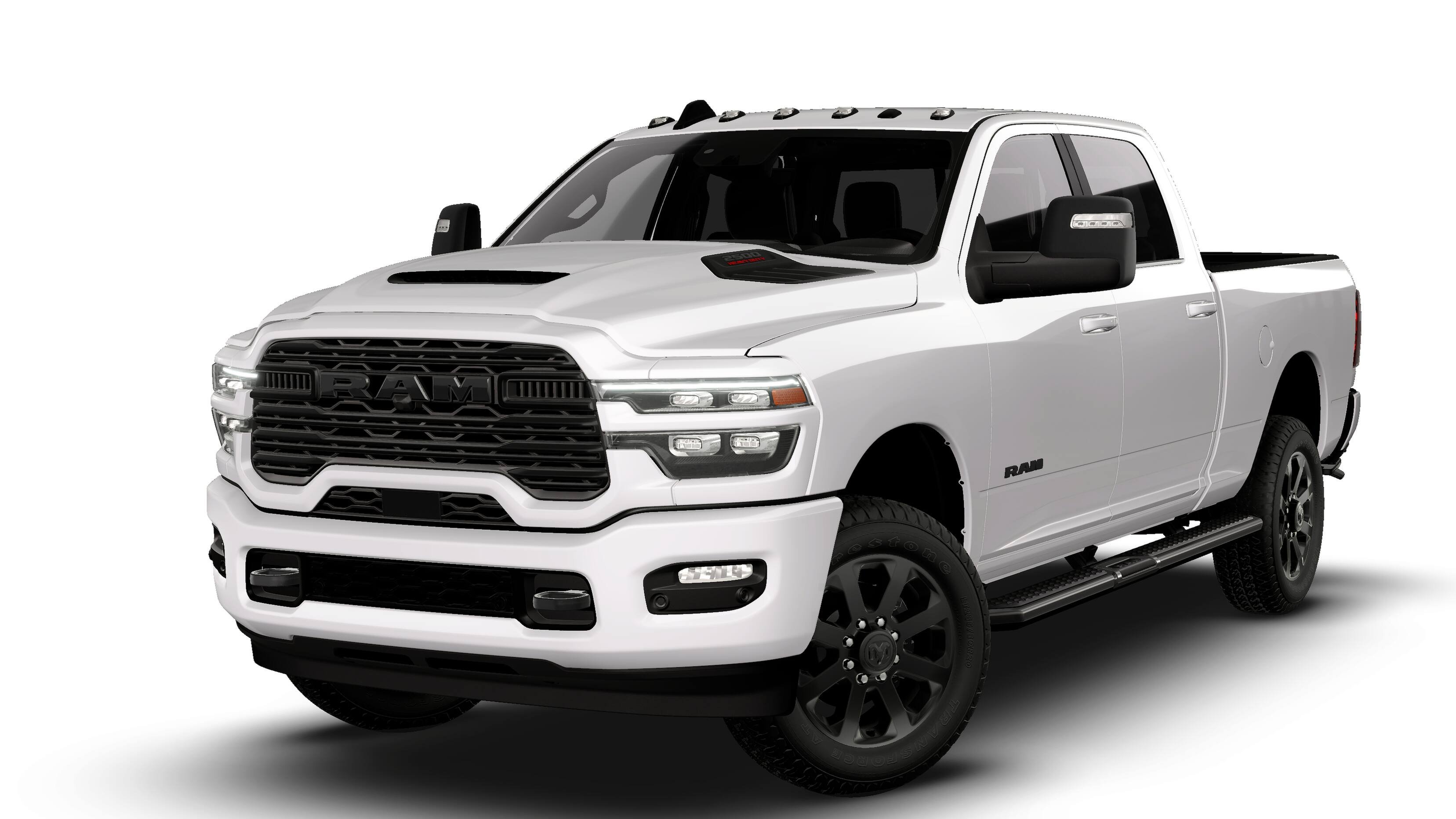 New 2027 Bright White Clear-Coat Exterior Paint RAM Laramie image 13