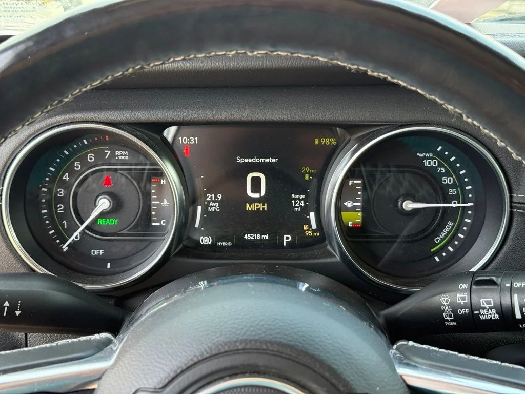 Used 2022 Silver Jeep Unlimited Sahara 4xe image 19