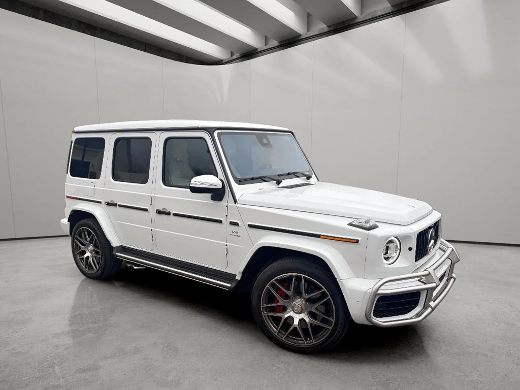 Used 2022 MANUFAKTUR Moonlight White Metallic Mercedes-Benz G63 AMG® image 9