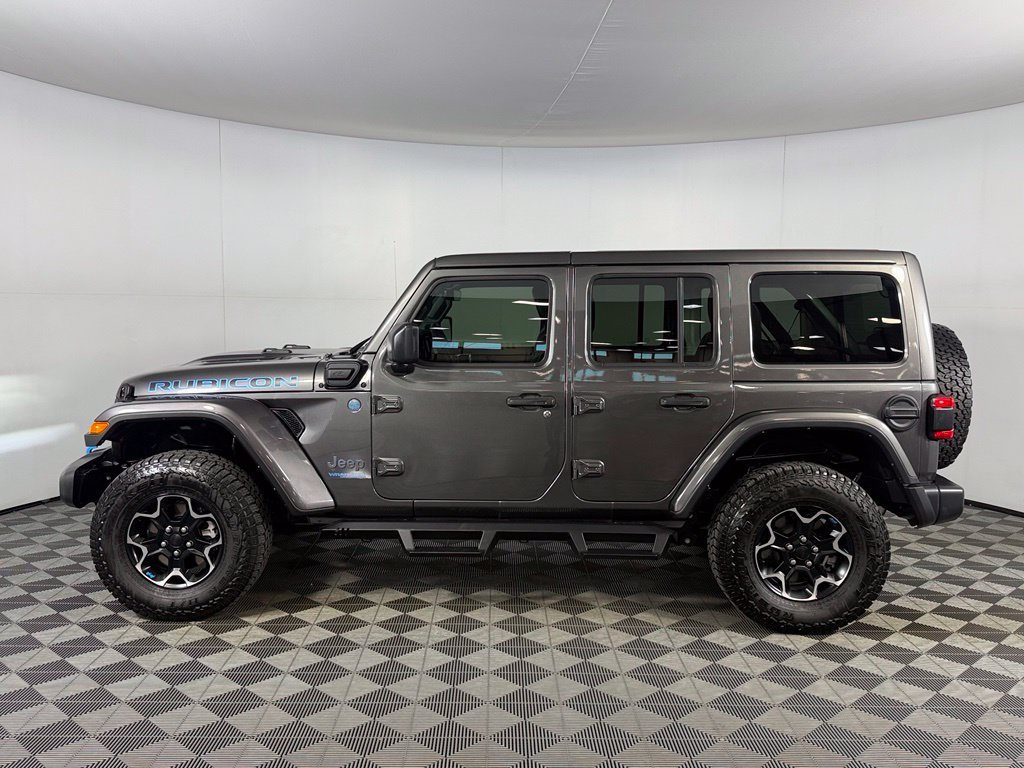 Certified Used 2022 Gray Jeep Unlimited Rubicon 4xe image 11