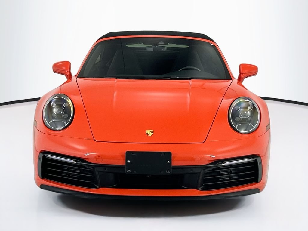 Used 2021 Lava Orange Porsche Carrera image 10