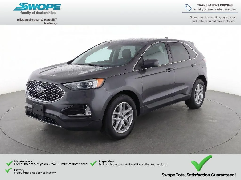 Used 2024 Forged Green Metallic Ford SEL image 3