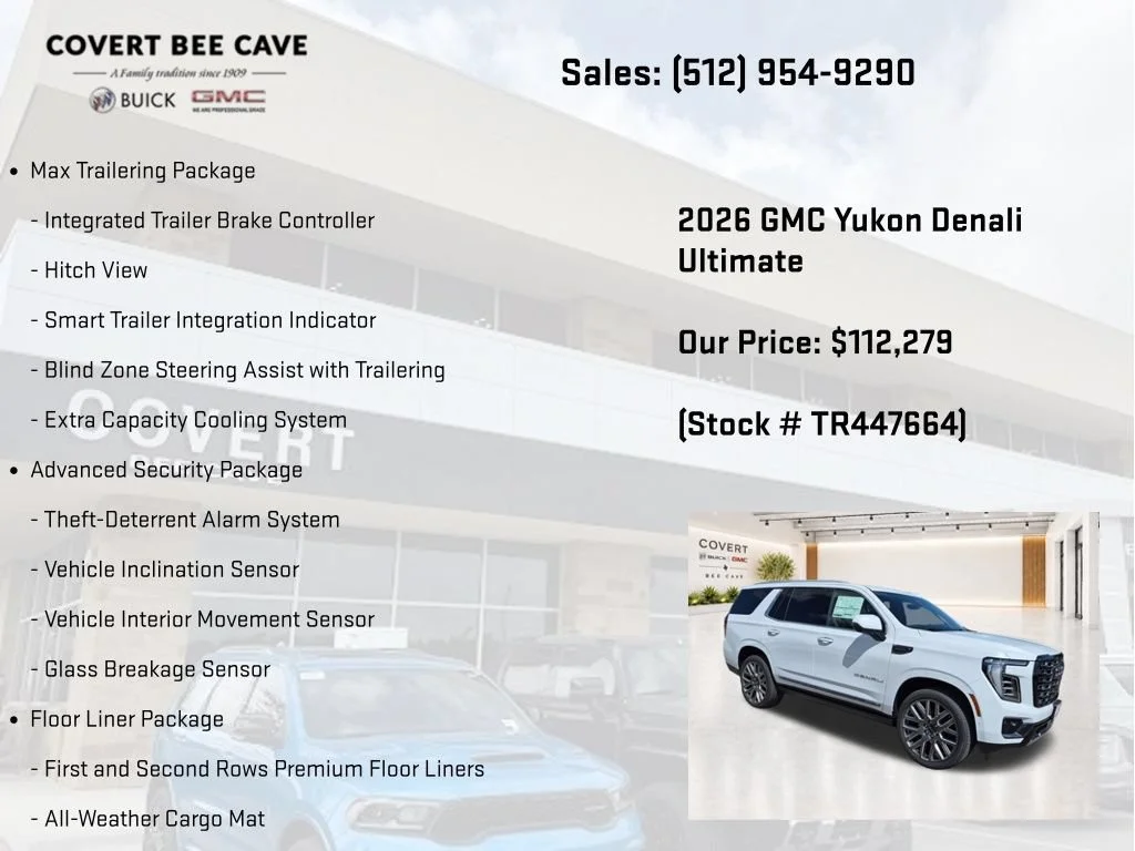 New 2026 GMC Yukon Denali Ultimate, photo 24
