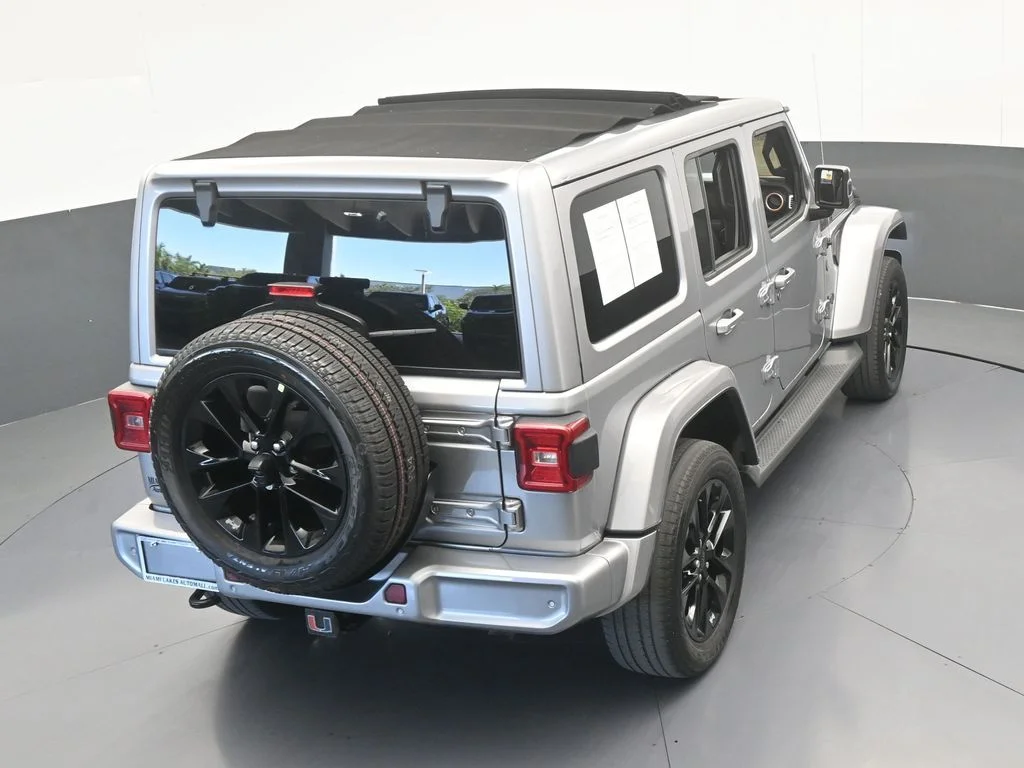Used 2021 Billet Silver Metallic Clearcoat Jeep Unlimited Sahara High Altitude image 51