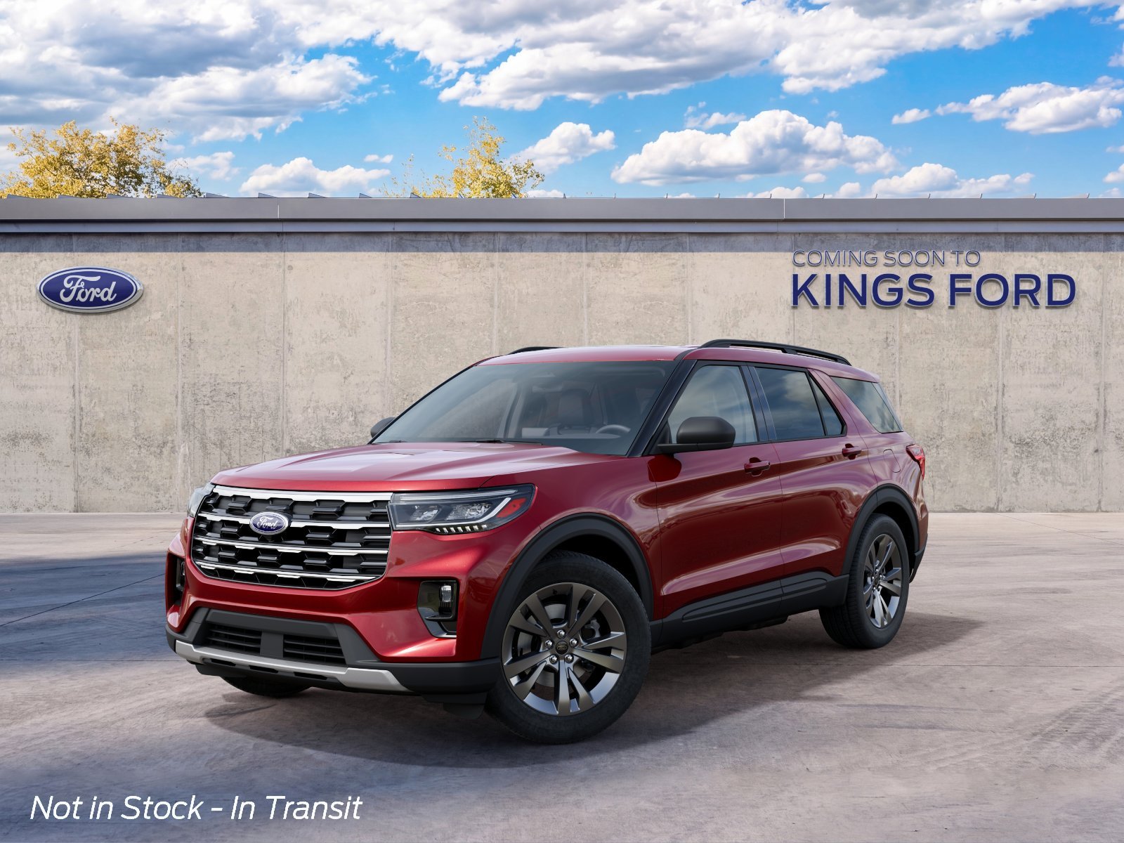 New 2027 Ruby Red Metallic Tinted Clearcoat Ford Active image 2