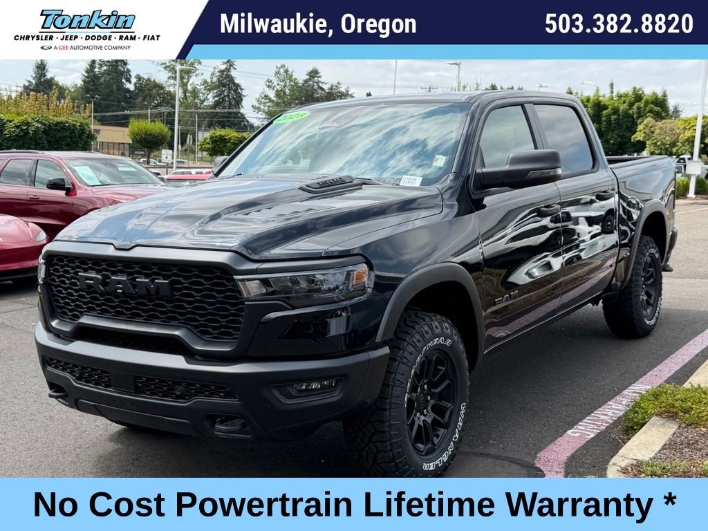 New 2026 Diamond Black Crystal Pearl-Coat Exterior Paint RAM Rebel image 4