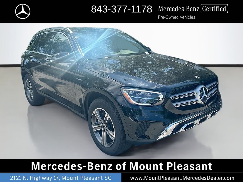 Certified Used 2022 Black Mercedes-Benz GLC 300 image 3