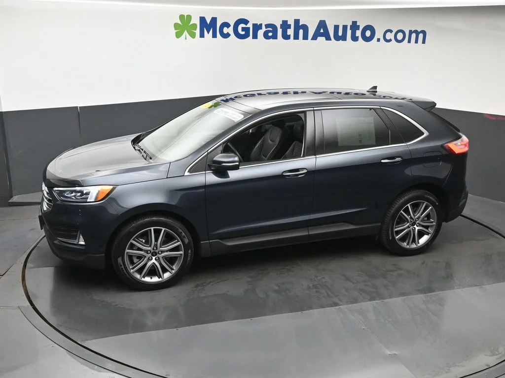 Used 2024 Blue Ford Titanium image 24