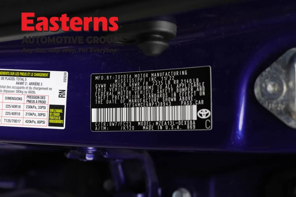 Used 2022 Blue Toyota SE image 33