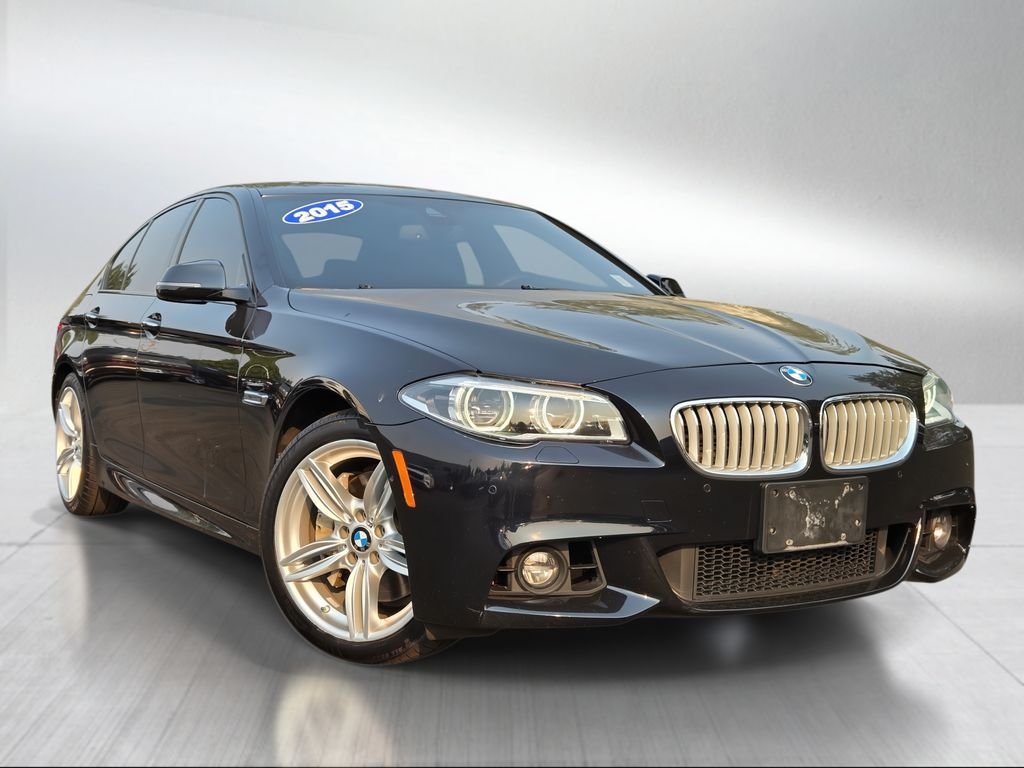 Used 2015 Carbon Black Metallic BMW 550i xDrive image 1