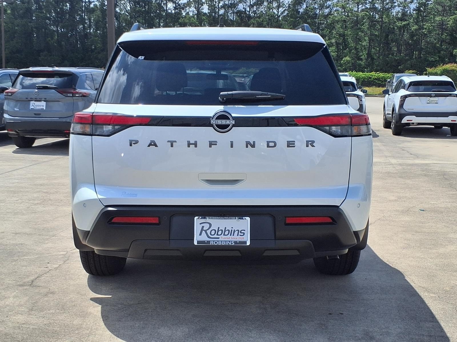 2026 Nissan Pathfinder SV White at Robbins Nissan