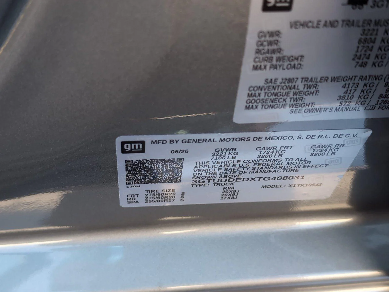 New 2026 Sterling Metallic GMC SLT image 13