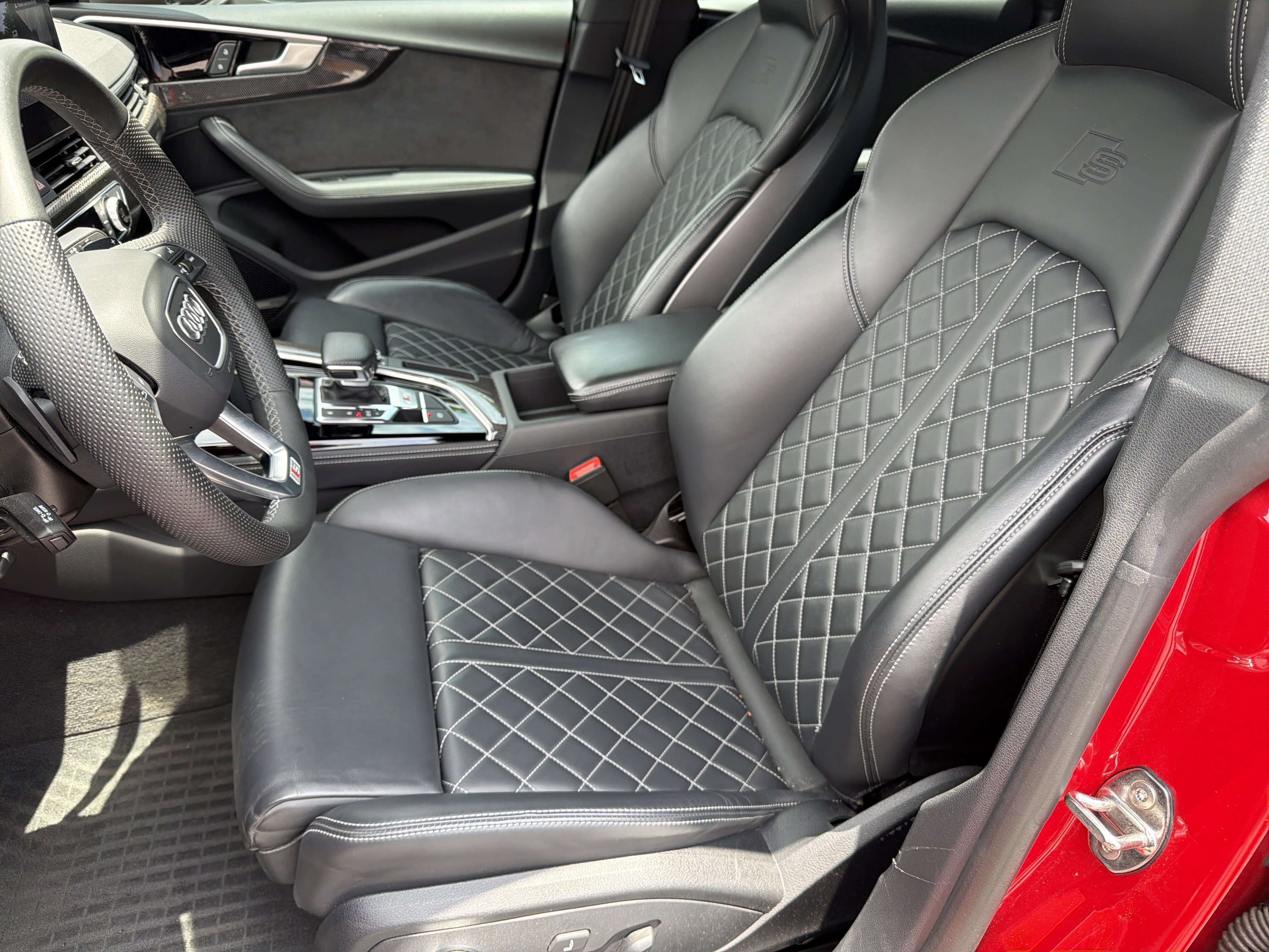Used 2024 Progressive Red Metallic Audi Premium Plus image 17