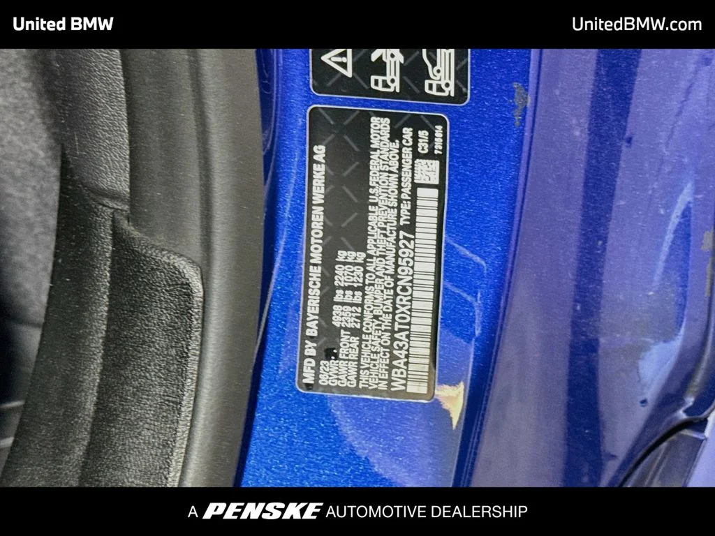 Used 2024 Blue Metallic BMW 430i xDrive image 21