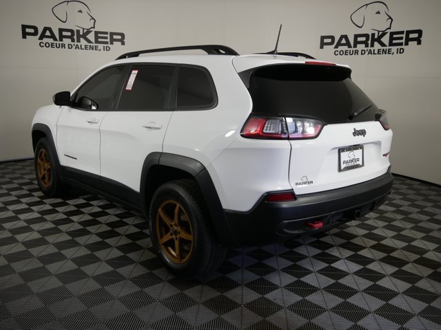 Used 2022 Bright White Clearcoat Jeep Trailhawk w/ Technology Pkg & Comfort Pkg image 7