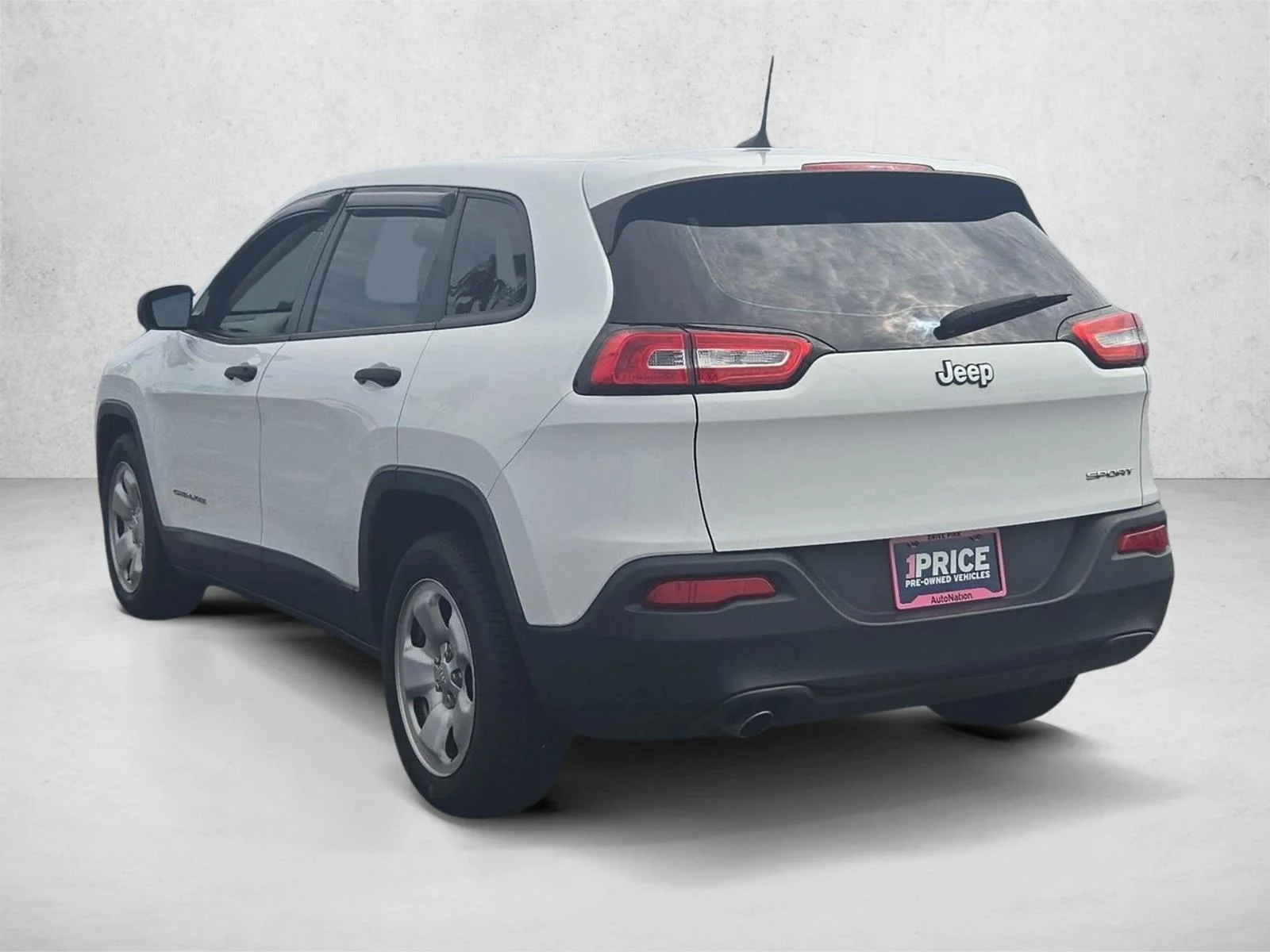 Used 2017 Bright White Clearcoat Jeep Sport image 8