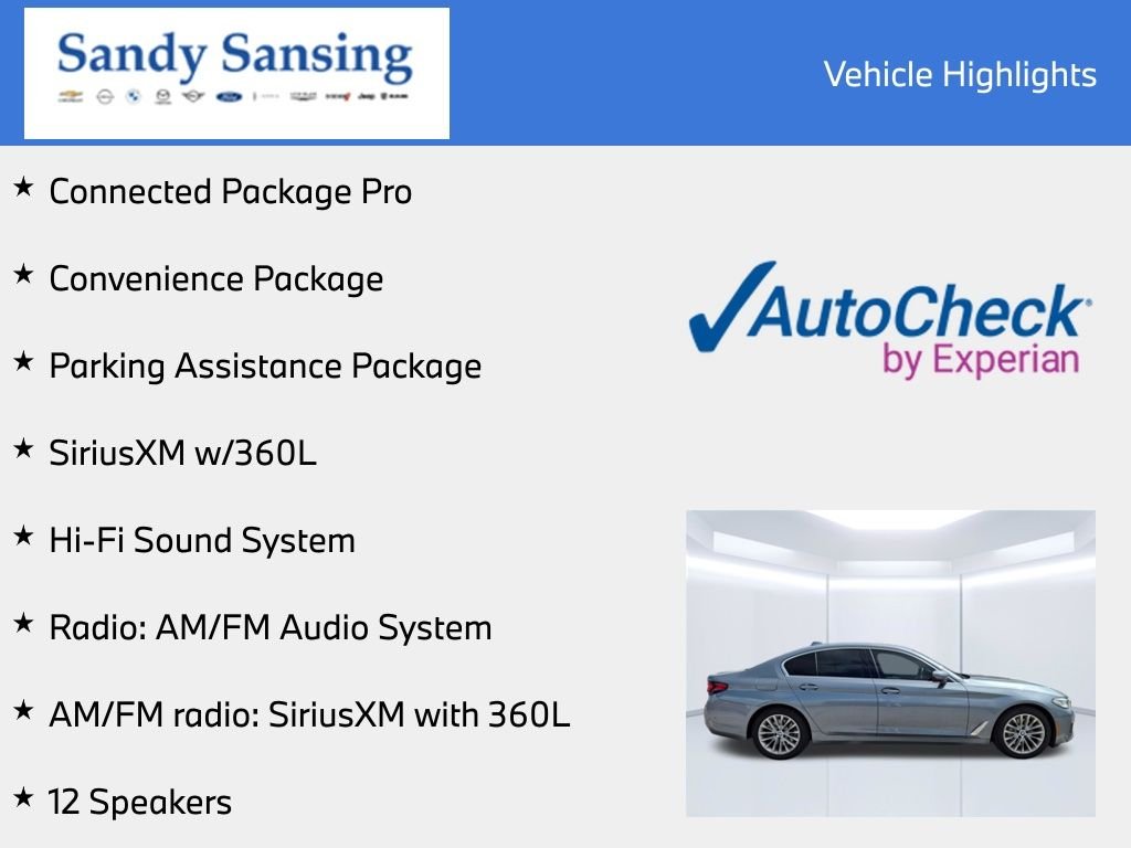 Used 2021 Blue BMW 530i image 7