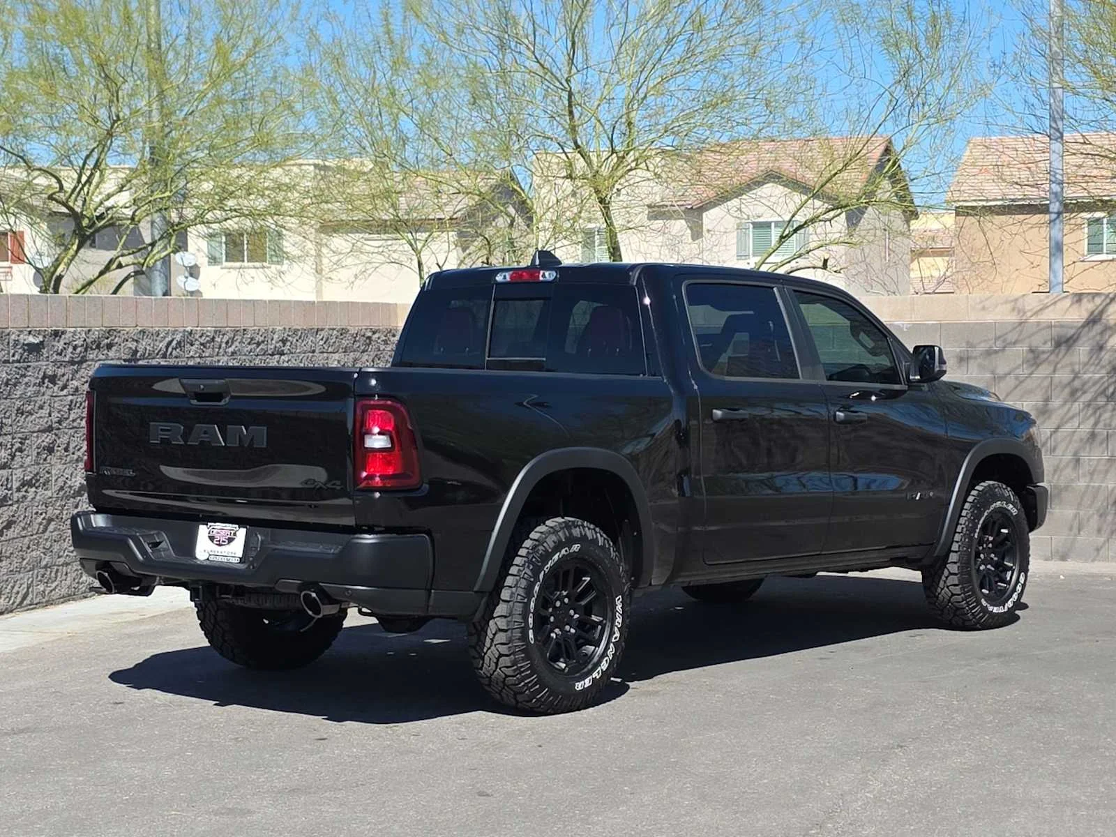 New 2026 Diamond Black Crystal Pearl-Coat Exterior Paint RAM Rebel image 9