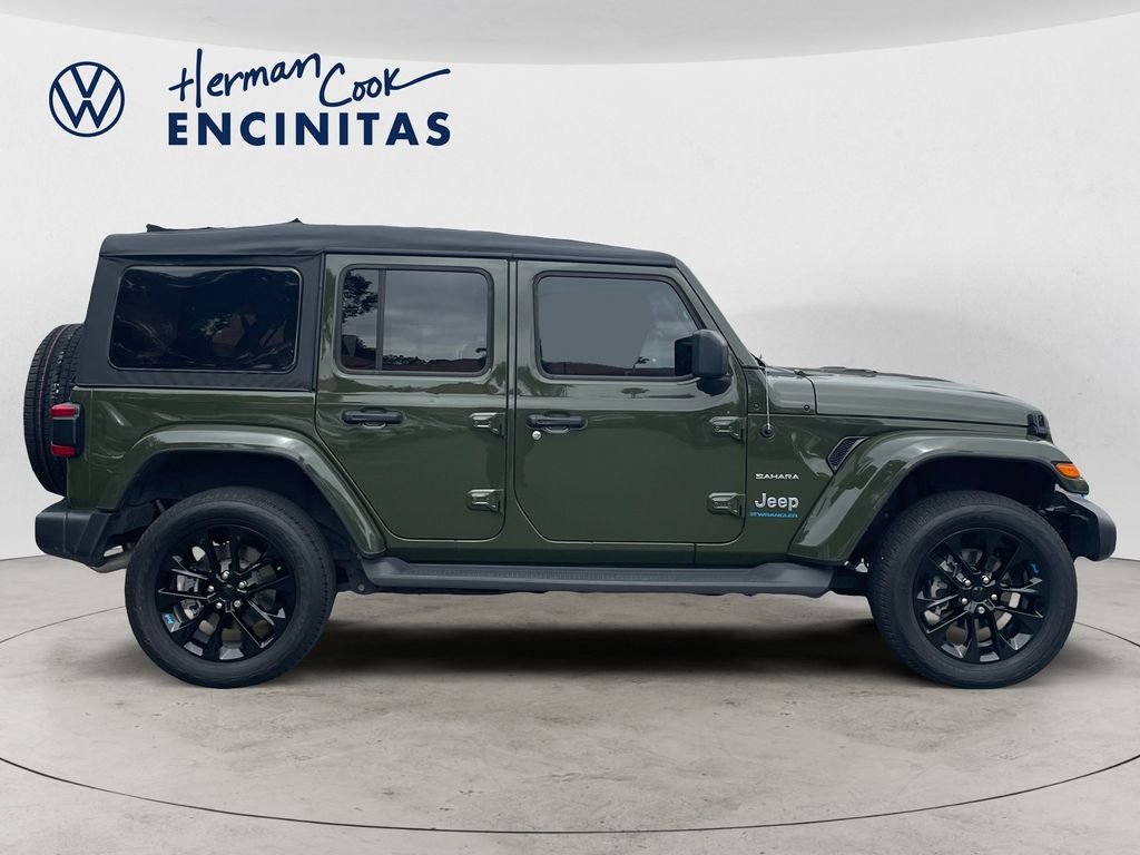 Used 2023 Green Clearcoat Jeep Sahara 4xe image 6