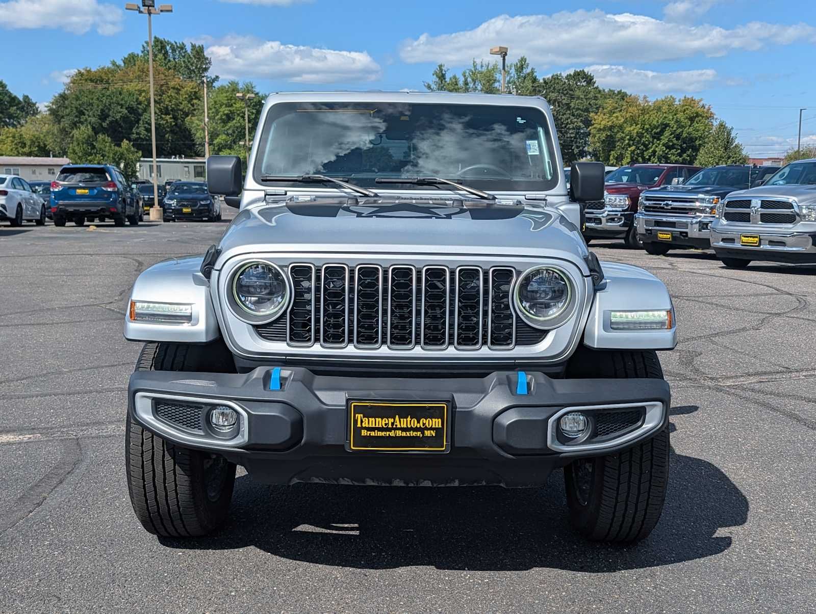 Used 2024 Jeep Wrangler 4xe Sahara 4XE with VIN 1C4RJXP63RW226079 for sale in Brainerd, Minnesota