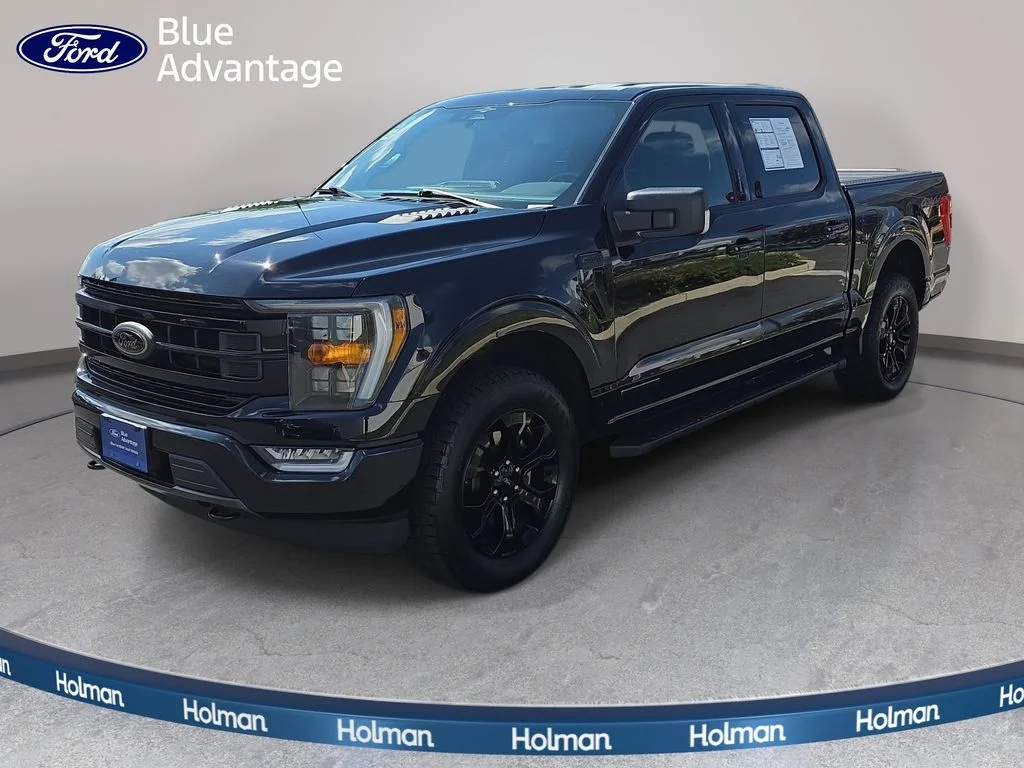 Certified Used 2023 Black Metallic Ford XLT image 1