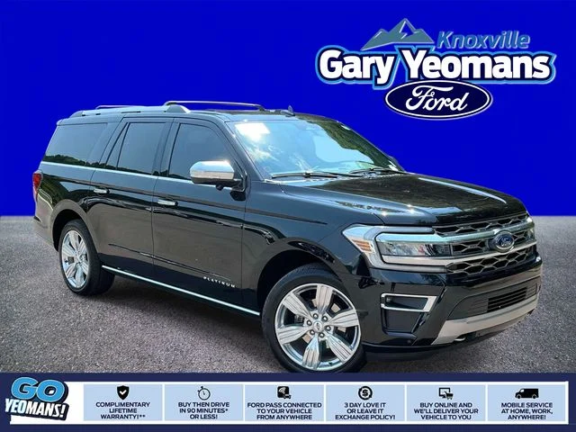 Used 2024 Black Metallic Ford Platinum image 1