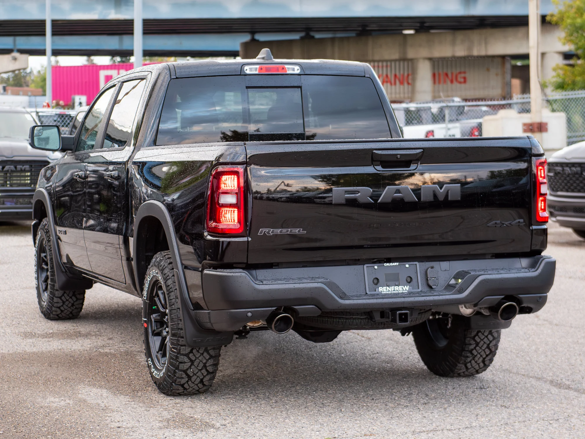 New 2026 Black RAM Rebel* Crew Cab 4x4, Level 2 Equip Group, Passenger Screen, 33 Inch A/T Tires image 5