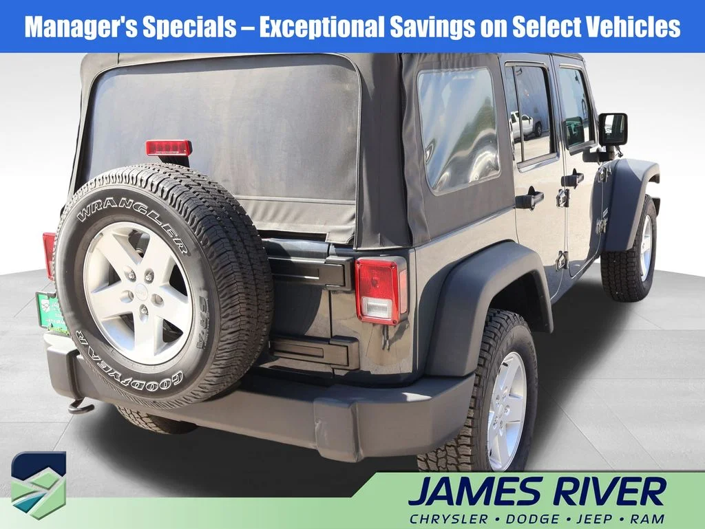 Used 2017 Black Jeep Unlimited Sport image 5