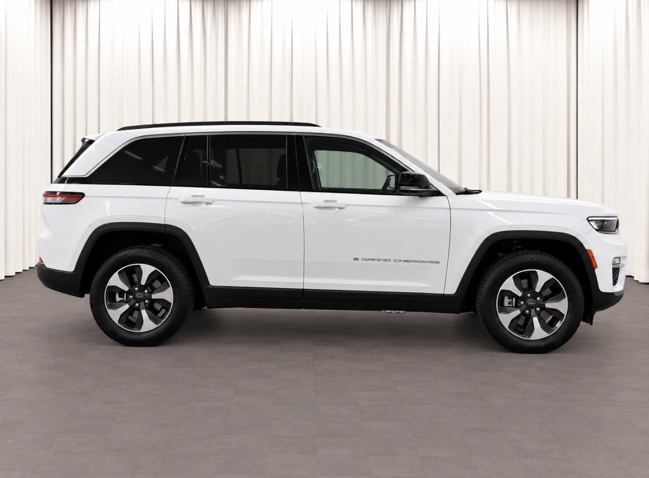 Used 2024 Bright White Clearcoat Jeep 4xe image 2
