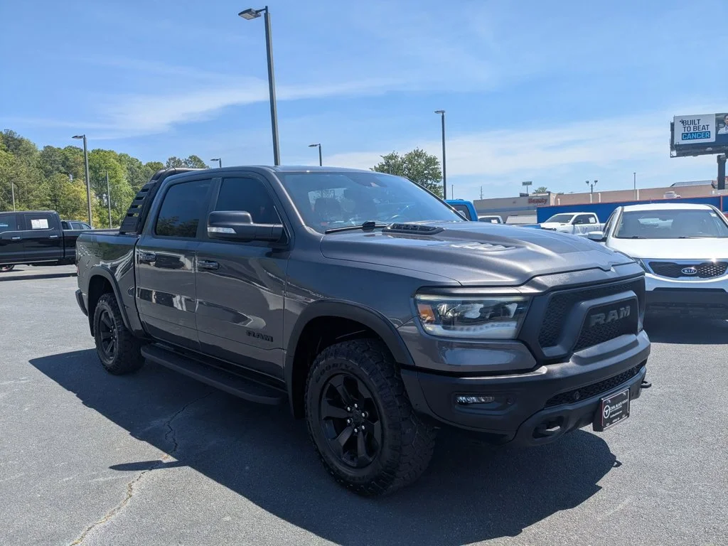 Used 2022 Granite Crystal Metallic Clearcoat Ram Rebel image 3